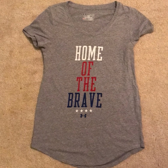 under armour home of the brave shirt